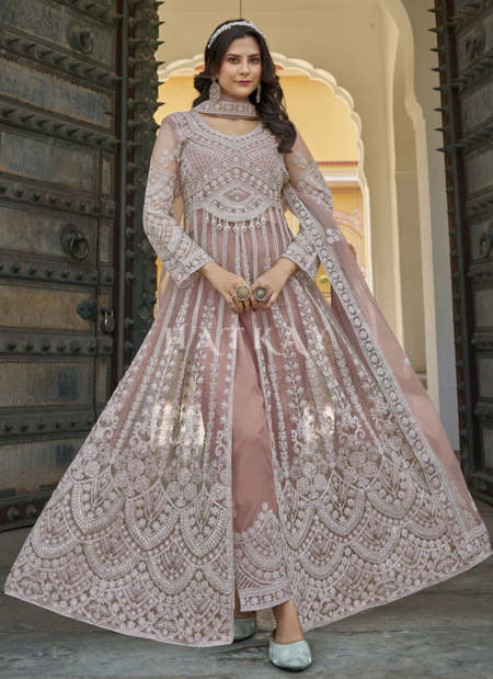 Blush Royal Embroidered Anarkali Set