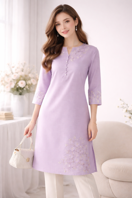 Lavender Grace Kurti