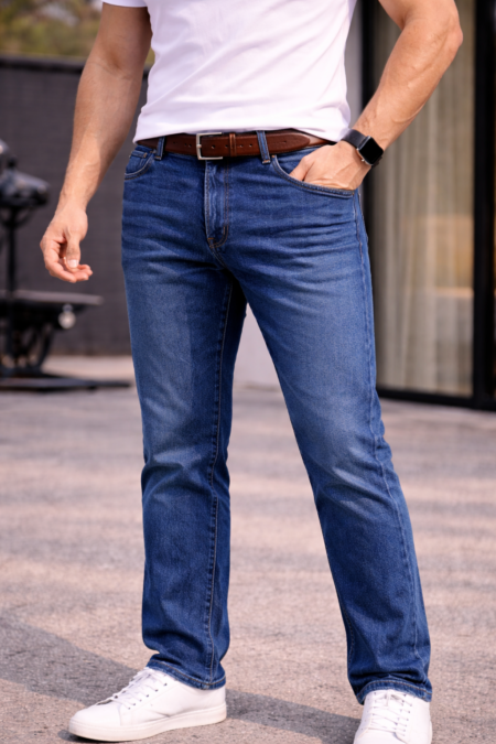 Men’s Regular Fit Blue Jeans